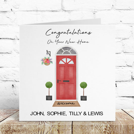Personalised Congratulations on Your New Home Card