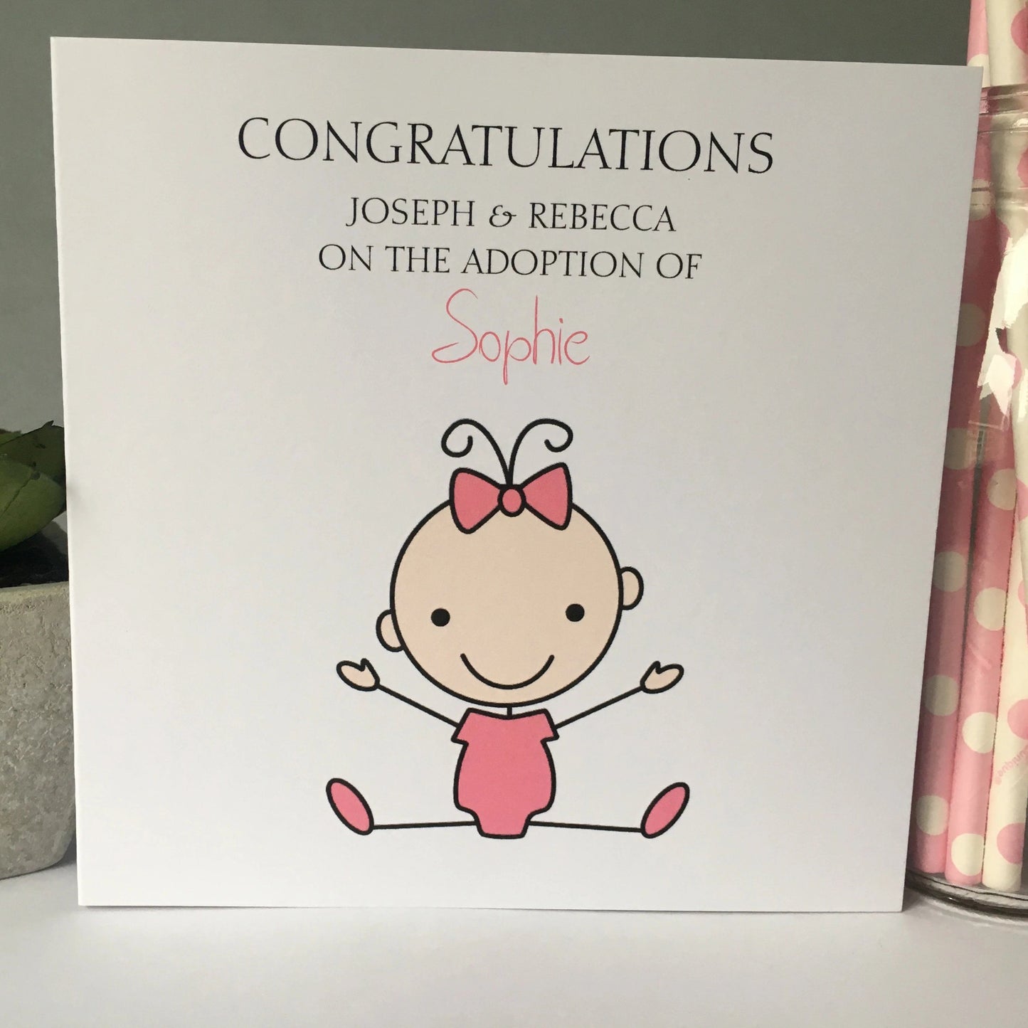 Personalised Adoption Forever Family Card