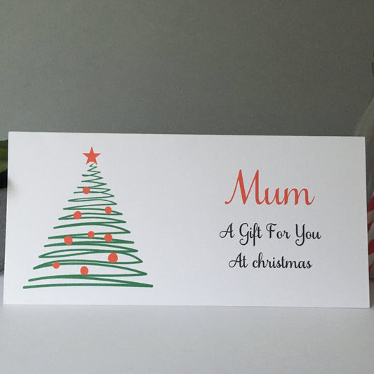 Personalised Christmas Tree Gift Wallet