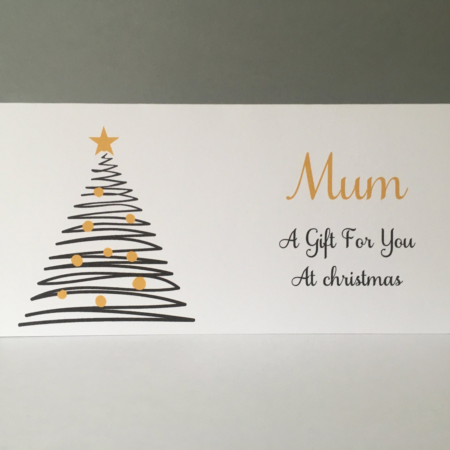 Personalised Christmas Tree Gift Wallet