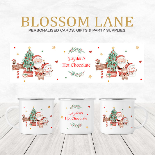 Personalised Santa Christmas Mug