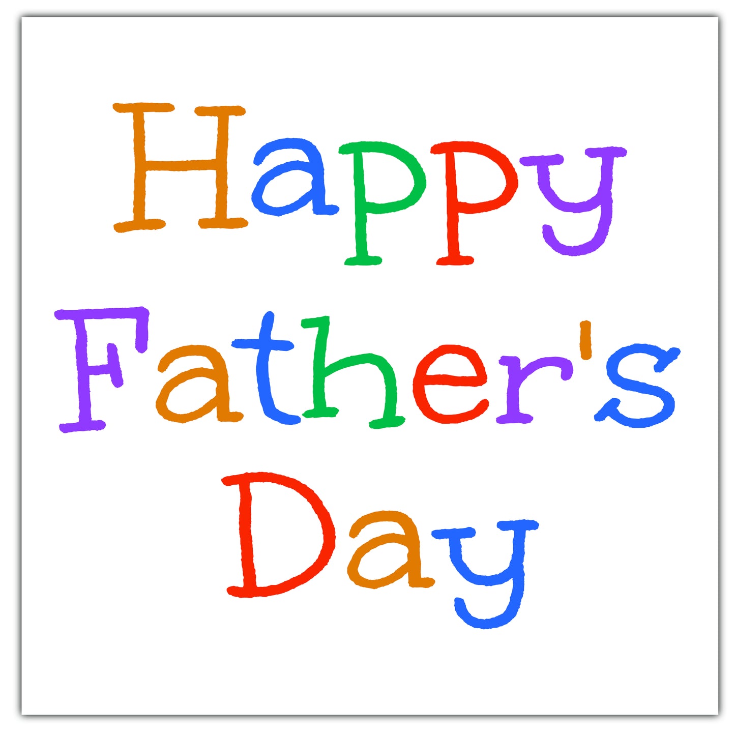 Happy Father's Day Stickers