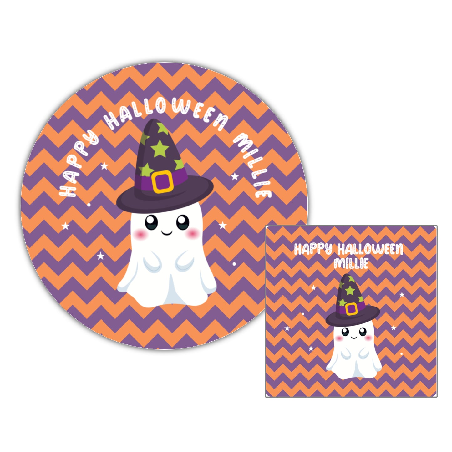 Personalised Halloween Stickers for Trick or Treat Bags