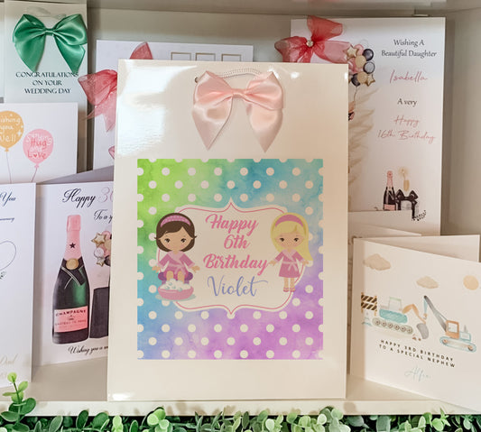 a bunch of greeting cards on a shelf