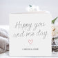Personalised Anniversary Card Happy Me and You Day Heart