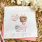 Personalised Easter Card Easter Bunny Girl