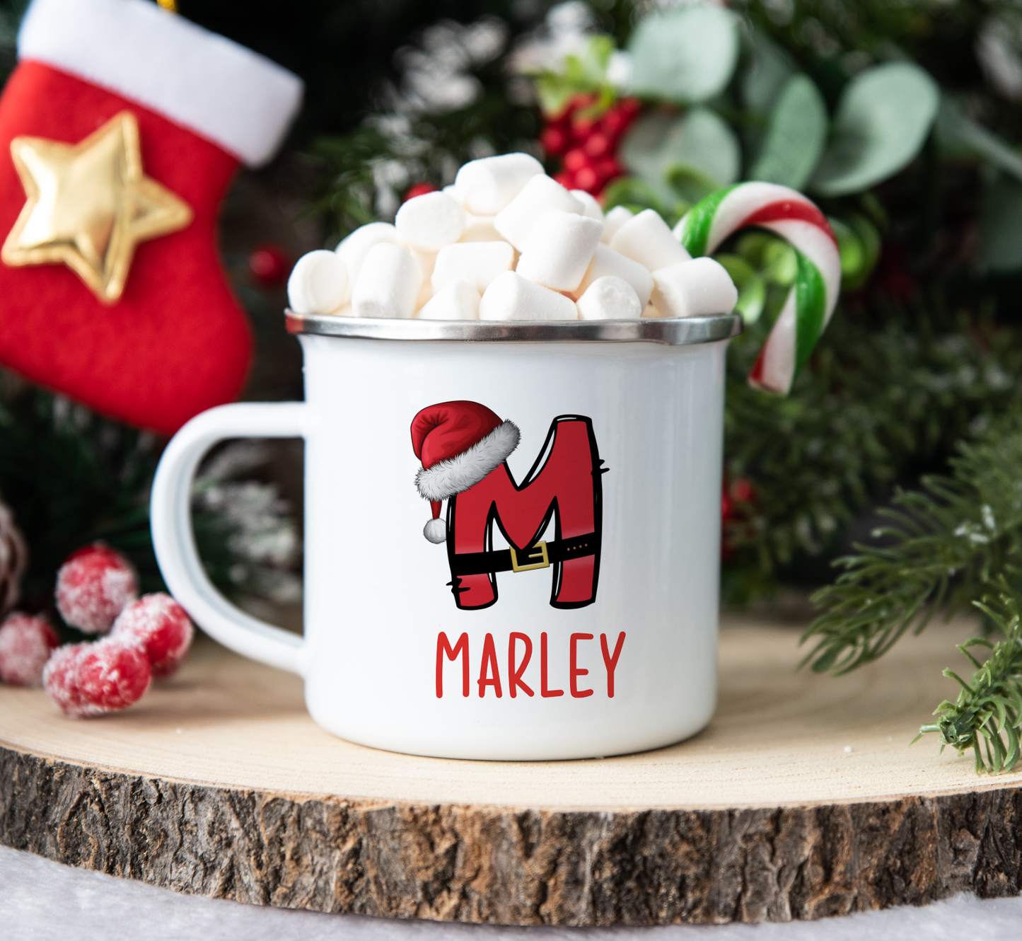 Personalised Christmas Mug, Stocking Filler, Christmas Eve Box, Hot Chocolate Mug