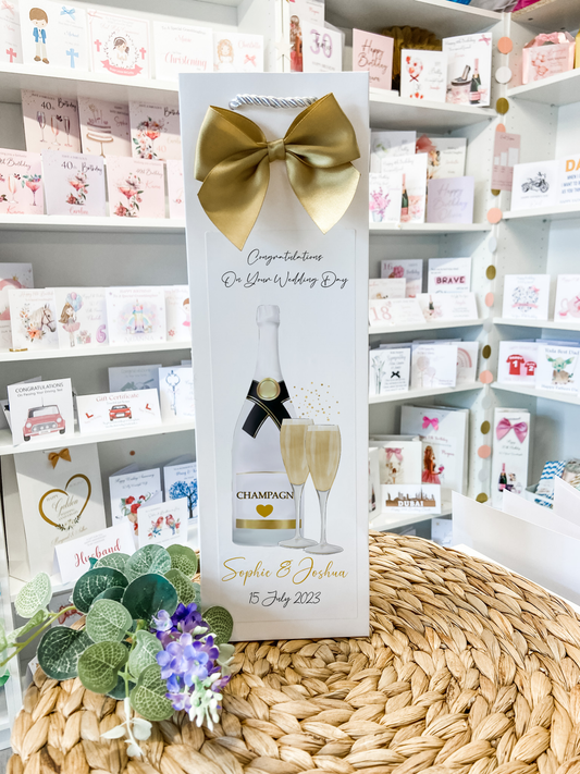 Wedding Personalised Bottle Bag