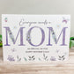 Personalised Mother's Day Card Lilac Floral Mum Mam Mom