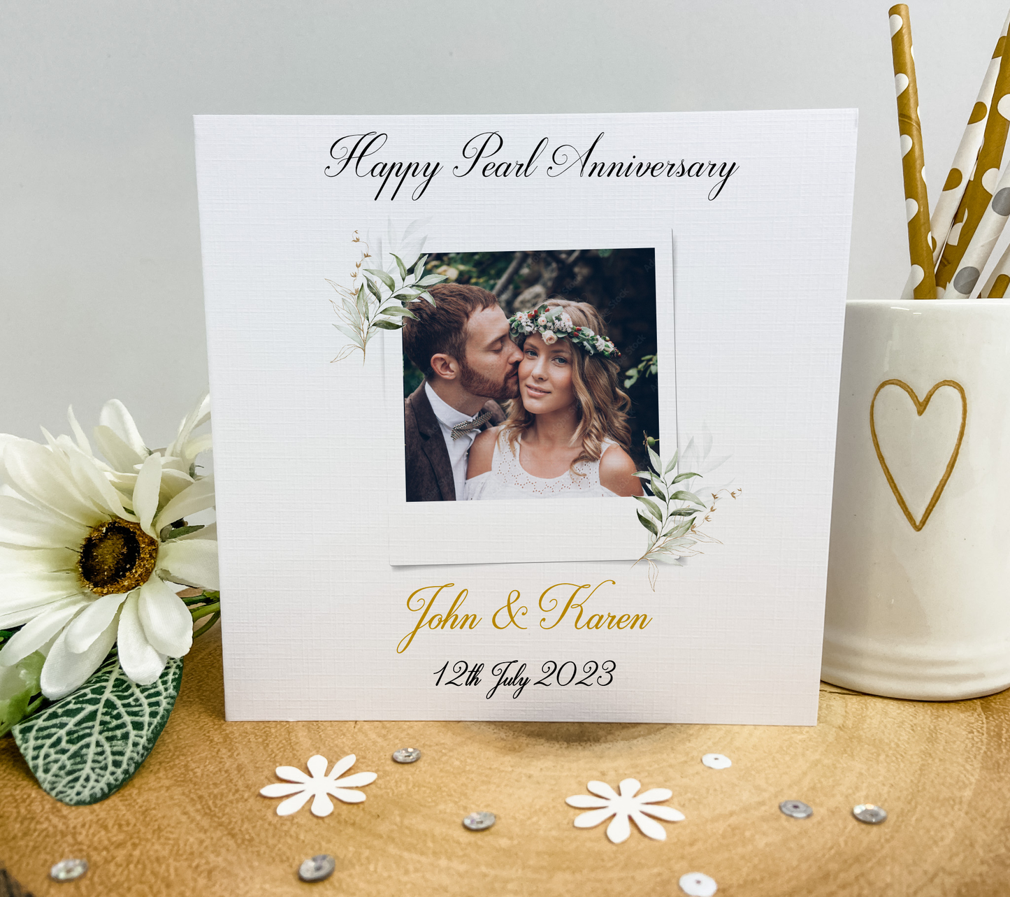 Personalised Photo Card For Anniversary