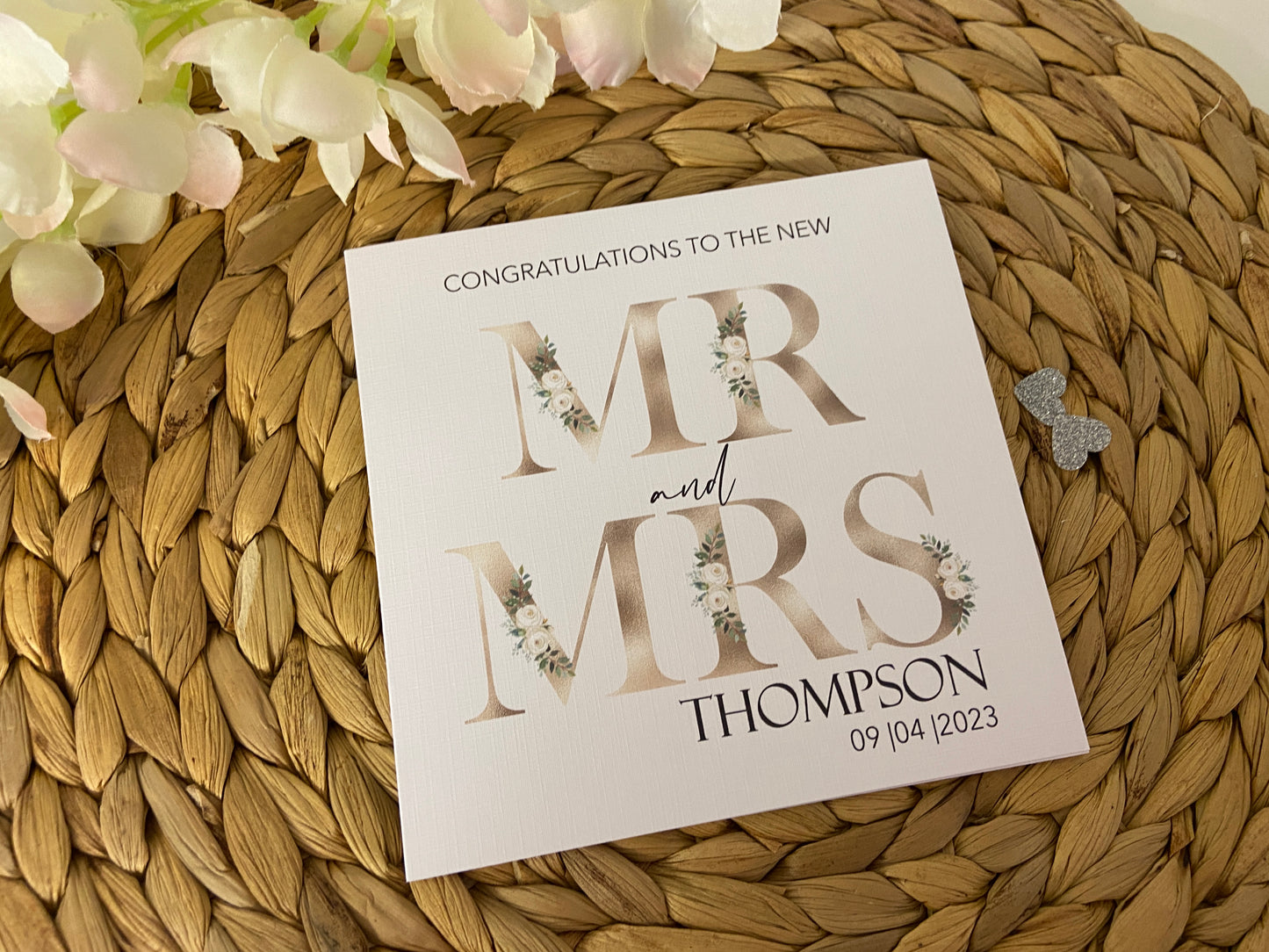 Personalised Congratulations Wedding Day Card Mr & Mrs | Mr & Mr | Mrs & Mrs