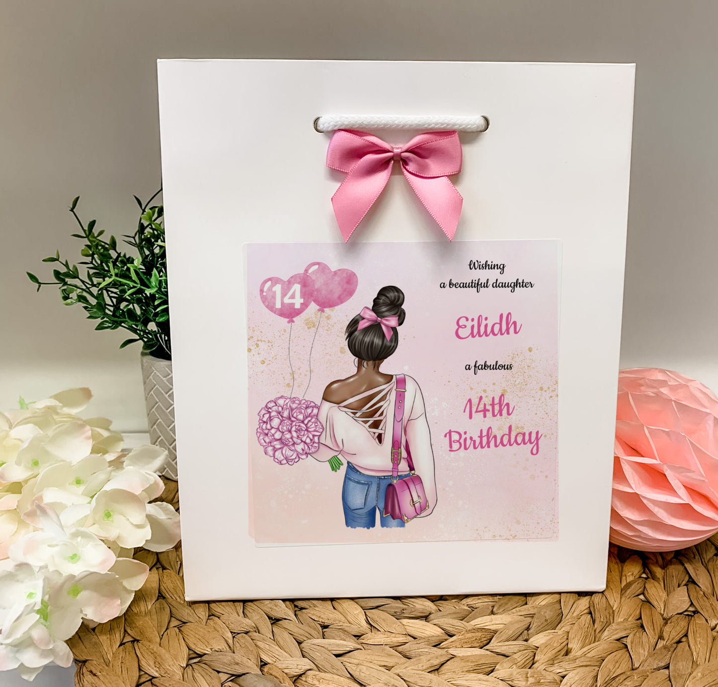 Personalised Female Teenager Girl Birthday Card