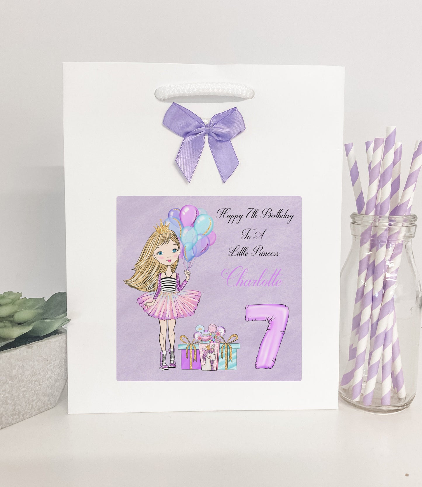 Personalised Birthday Gift Bag For Girl