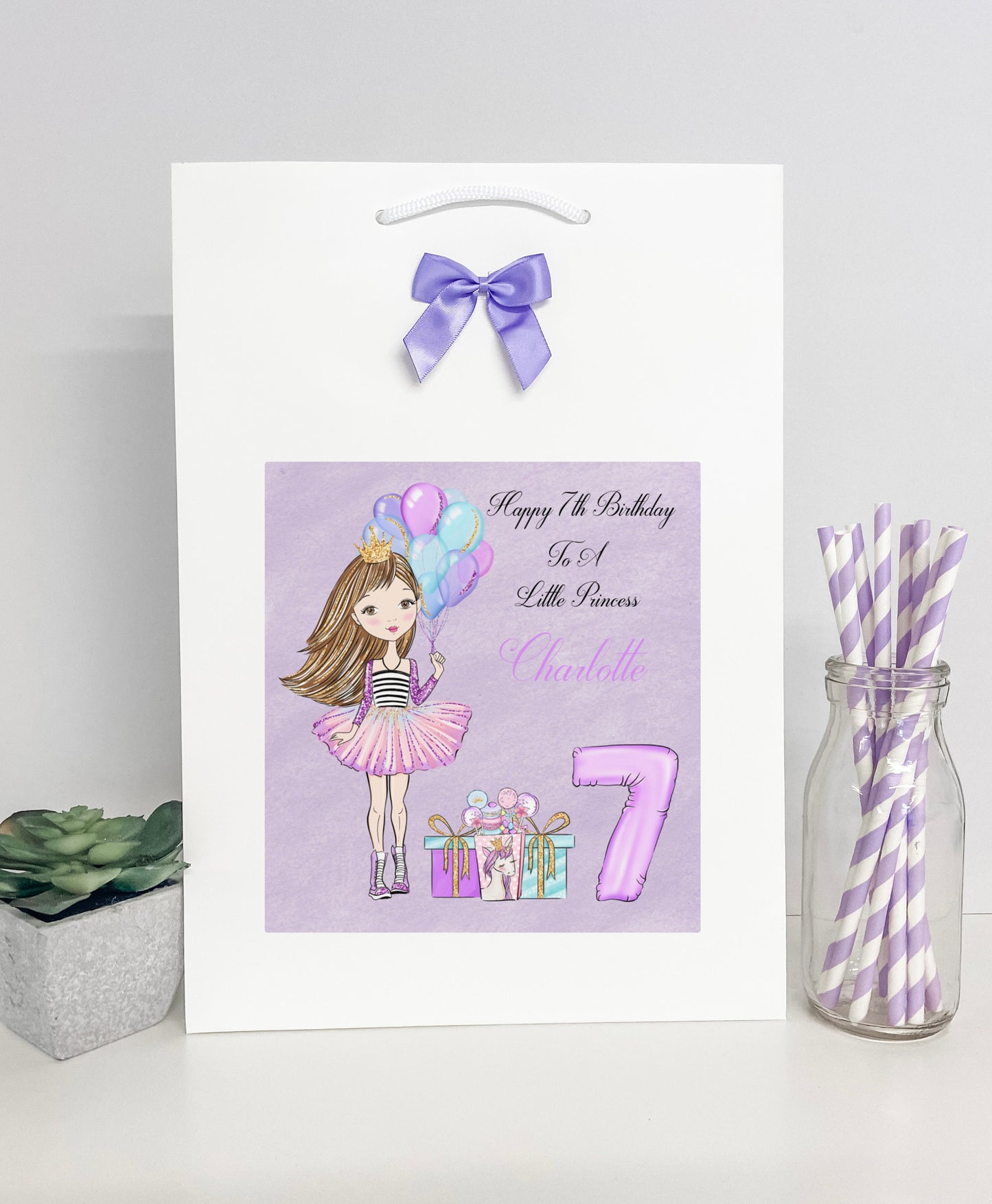 Personalised Birthday Gift Bag For Girl