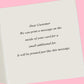 Large A4 Personalised Girls Birthday Card Girl Pink Dress