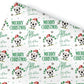 Football Christmas Wrapping Paper, Personalised Xmas Gift Wrap for Football Fans