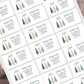 Christmas Address Labels rectangle personalised Christmas stickers business stickers