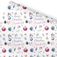 Personalised Gift Wrap For Her | Personalised Christmas Wrapping Paper | Personalised Gift Wrap | Fun Gift Wrap | Baubles Design