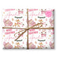 Personalised Gift Wrap | Personalised Christmas Wrapping Paper | Personalised Gift Wrap | Fun Gift Wrap | Pink Reindeer Sleigh