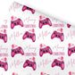 Gaming gift wrap for teenagers, Christmas wrapping paper for children