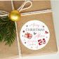 Personalised Christmas Stickers Labels For Wrapping Gifts, Name Tag