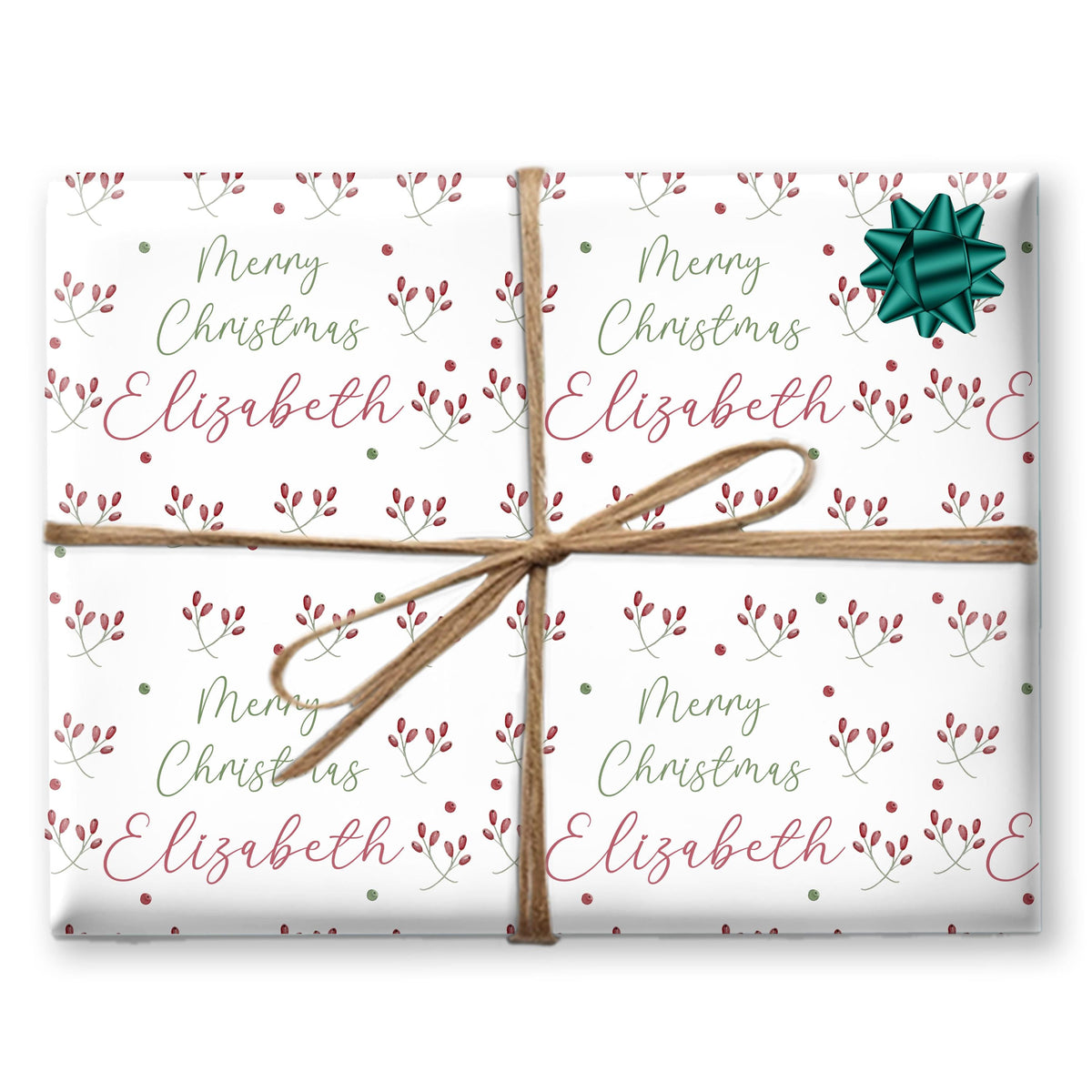 Personalised Gift Wrap For Her | Personalised Christmas Wrapping Paper | Personalised Gift Wrap