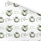 Personalised Wrapping Paper, Christmas Baubles, For Her | Personalised Christmas Gift Wrap| Personalised Gift Wrap
