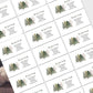 Christmas Address Labels rectangle personalised Christmas stickers business stickers