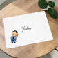 Large A4 Luxury Personalised Photo Birthday Card – Teddy Bear