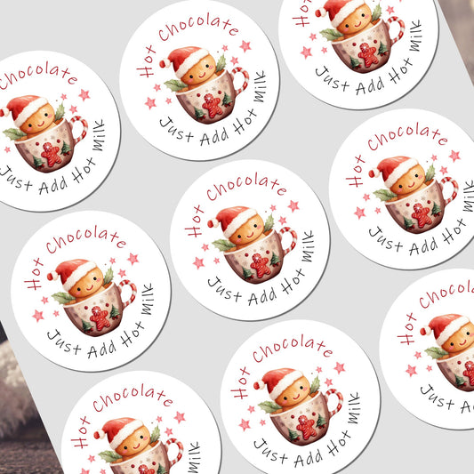 Personalised Christmas Stickers for Gift Present Wrapping Tags