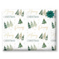 Personalised Christmas Wrapping Paper, Christmas Trees Gift Wrap