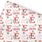 1st Christmas Wrapping Paper, Baby Elephant Gift Wrap