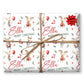 Childrens Gift Wrap Wrapping Paper, Cute Reindeers, Personalised Boys and Girls Paper, Novelty Gift Wrap Roll