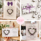 Wedding Day Gift Bag, Custom Personalised Scottish Thistle Heart, Luxury Gift Bags