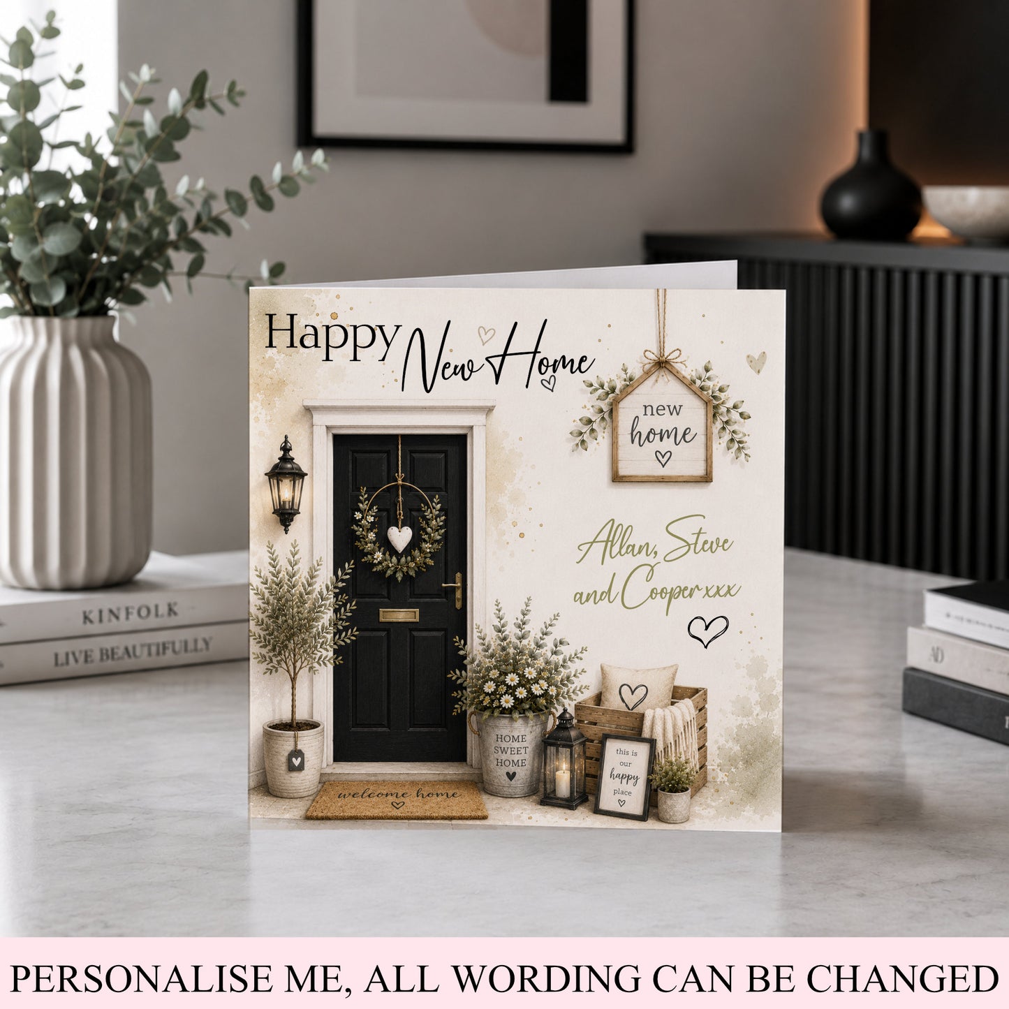 Personalised New Home Card