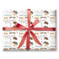 Personalised Dog Gift Wrap | Personalised Christmas Wrapping Paper