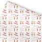 Christmas Gift Wrapping Paper,Personalised Reindeer Gift Wrap, For Her, For Him Novelty gift wrapping