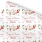 First Christmas Wrapping Paper, Baby's 1st Christmas Gift Wrap