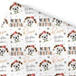 Football Christmas Wrapping Paper, Personalised Xmas Gift Wrap for Football Fans