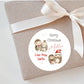 Personalised Christmas Stickers Labels For Wrapping Gifts, Name Tag