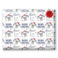 Football Christmas Wrapping Paper, Personalised Xmas Gift Wrap for Football Fans, Boys & Girls