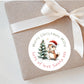 Personalised Christmas Stickers Labels For Wrapping Gifts, Name Tag