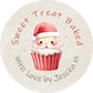 Personalised Christmas Stickers for Treats Sweet Cakes Gift Wrap Label