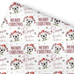 Football Christmas Wrapping Paper, Personalised Xmas Gift Wrap for Football Fans