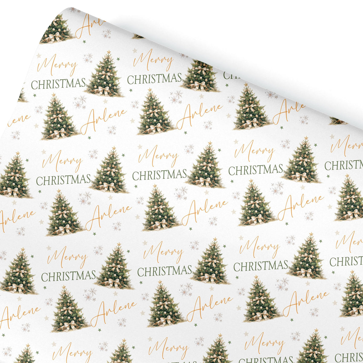 Personalised Christmas Wrapping Paper| Custom Gift Wrap Her Him