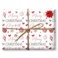 Personalised Christmas Wrapping Paper, Christmas Elements Gift Wrap