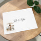 Personalised Wedding Card, Wedding Abroad Card, Beach Wedding