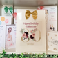 a bunch of cards that are on a shelf