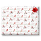 Personalised Christmas Wrapping Paper, Snowman Gift Wrap For Kids