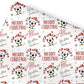 Football Christmas Wrapping Paper, Personalised Xmas Gift Wrap for Football Fans